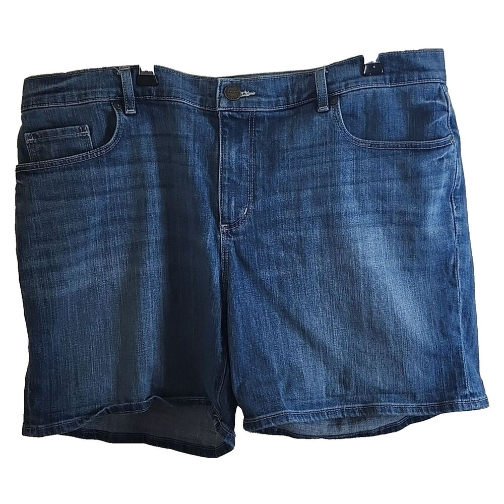 Women's Ann Taylor Loft Blue Denim Shorts, Size 14\32